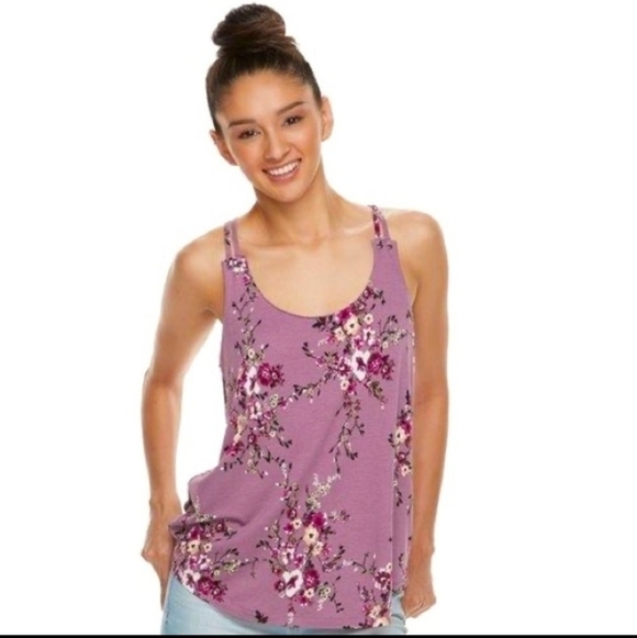 Pink Republic Tops - Pink Republic Floral Tank Top size small